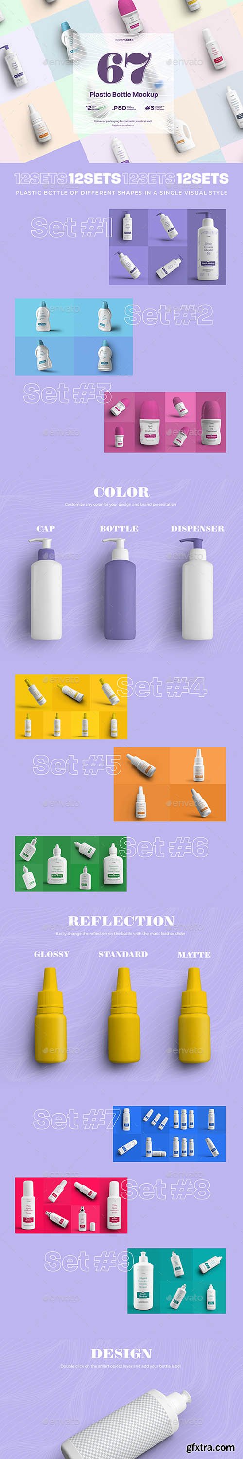 GraphicRiver - 12 Set Mockup of Plastic Bottles ( 67 mockup ) 29704349