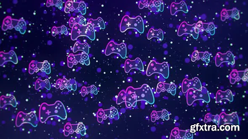 Videohive Video Games Background - Gamepads 29786353