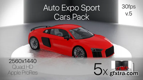 Videohive Auto Expo Sport Cars Pack V5 29797570