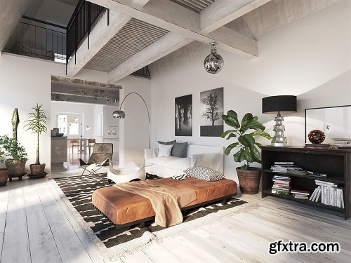 Scandinavian Style Living Room 13