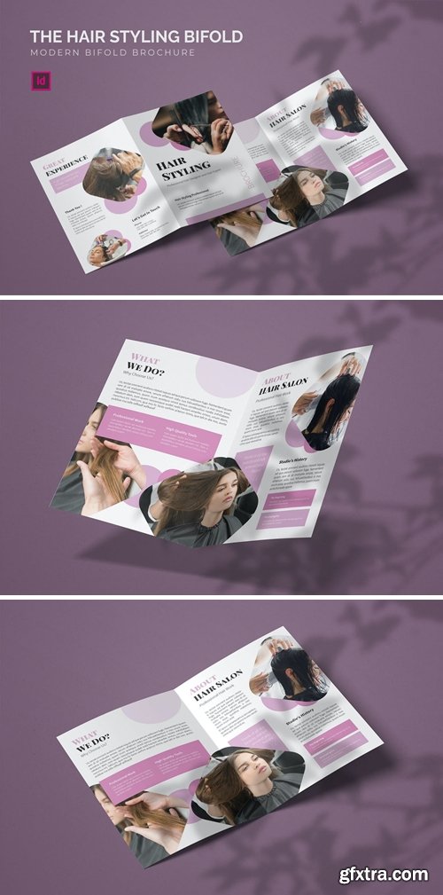 Hair Styling - Bifold Brochure