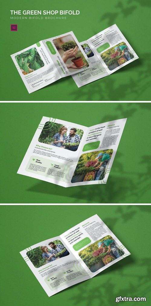 Green Shop - Bifold Brochure