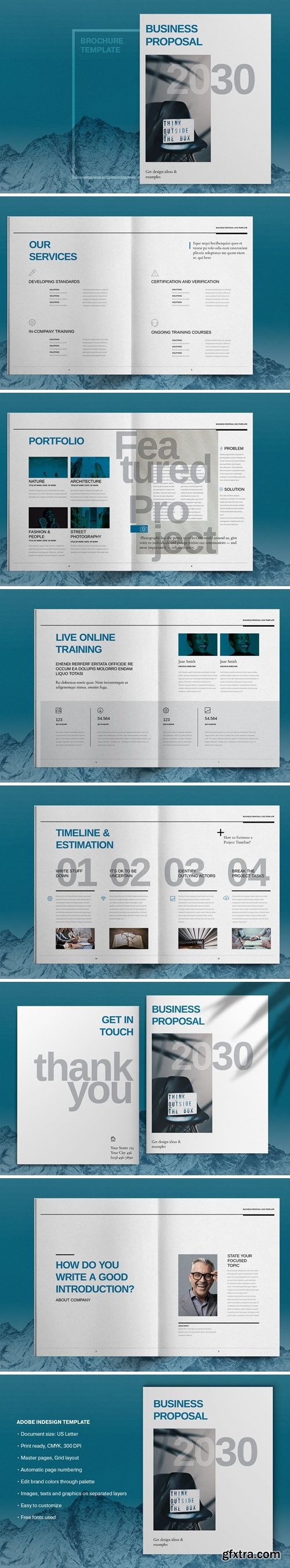 Blue Business Proposal Template
