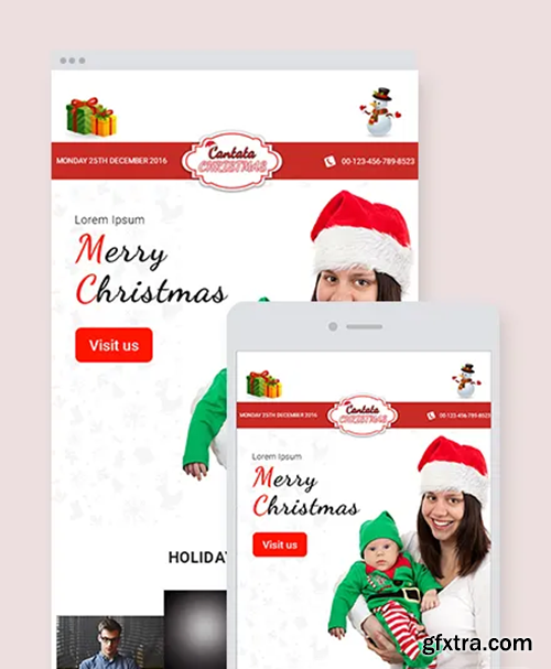 Premium Christmas Holiday Offer Email Newsletter Template