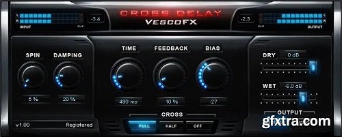 VescoFX Cross Delay v1.0