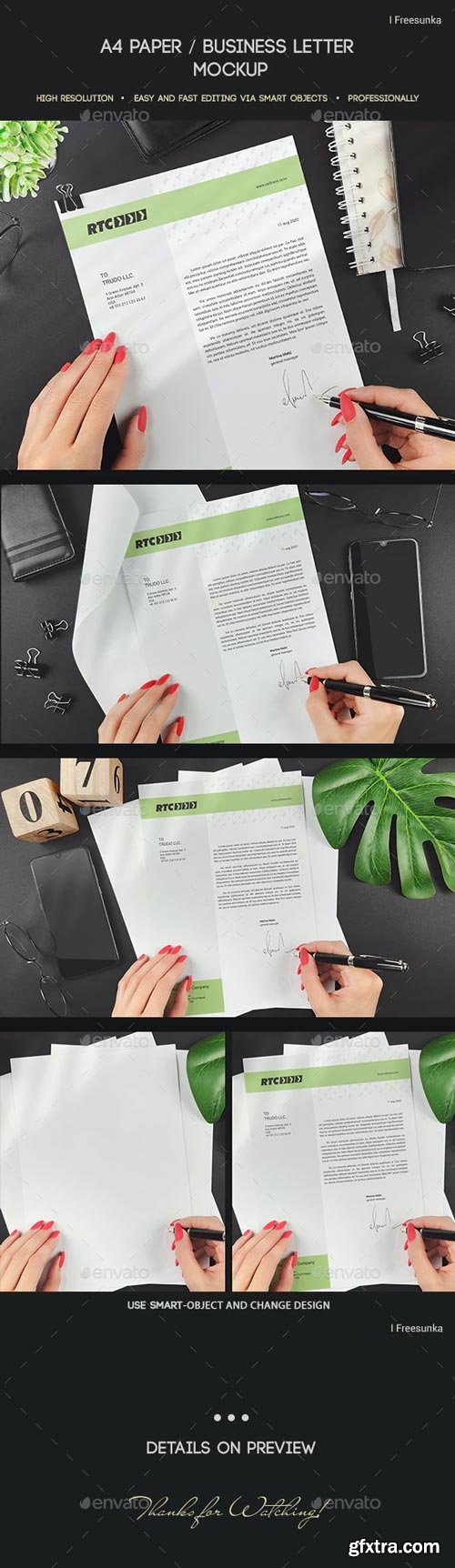 GraphicRiver - A4 Paper / Business Letter Mockup - 29480446