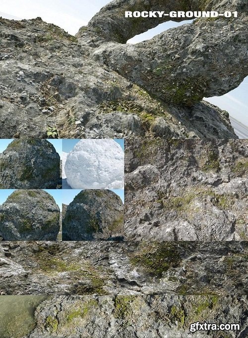 ROCKY-GROUND-01 PBR Material