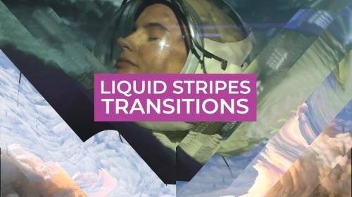MotionArray - Liquid Stripes Transitions - 884541