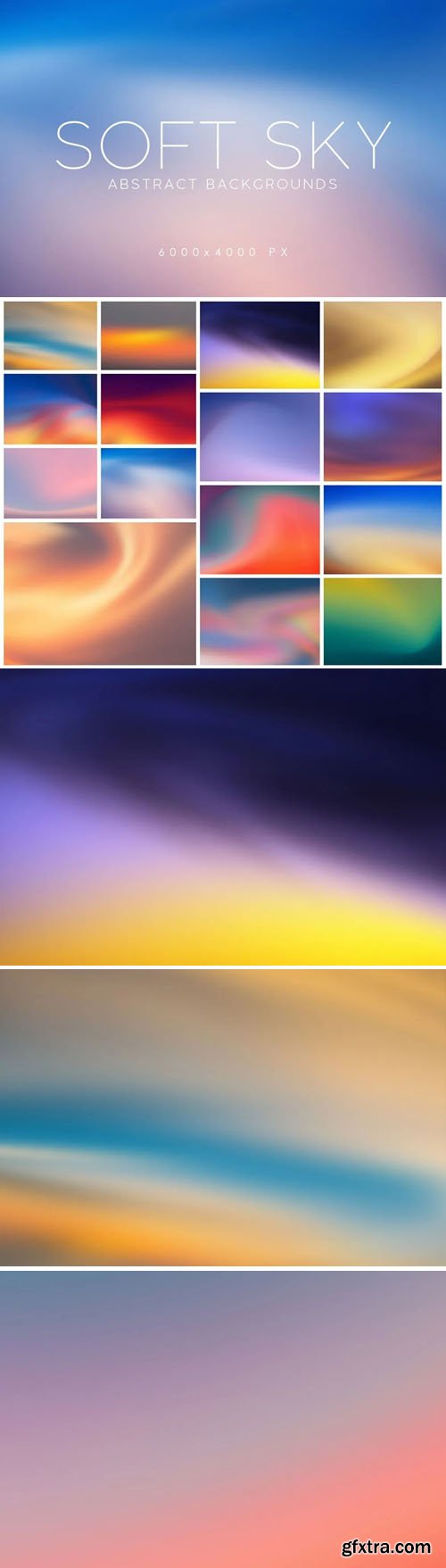 15 Soft Sky Abstract Backgrounds