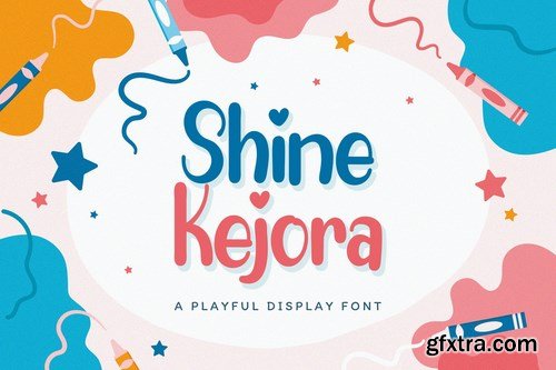 Shine Kejora - Playful Display Font
