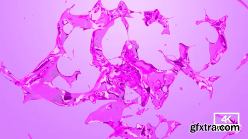 Videohive Swirl Pink Water Splash 29875093
