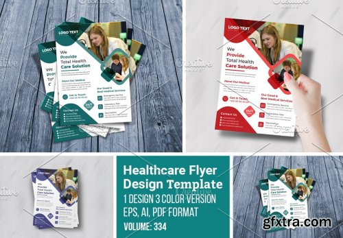 CreativeMarket - Health Care Solution Flyer Design 5547165