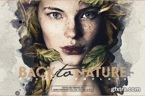 CreativeMarket - Back To Nature Photo Template 4998428