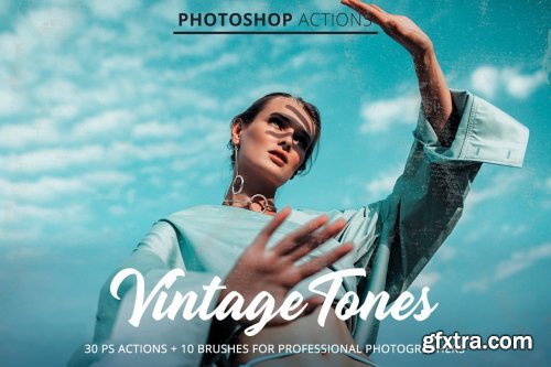 CreativeMarket - Vintage Tones Actions for Photoshop 4848144