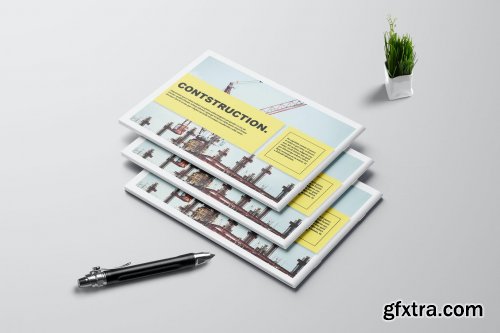 Construction Business Brochure - Landscape