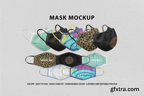 CreativeMarket - Mask Mockup 5638269