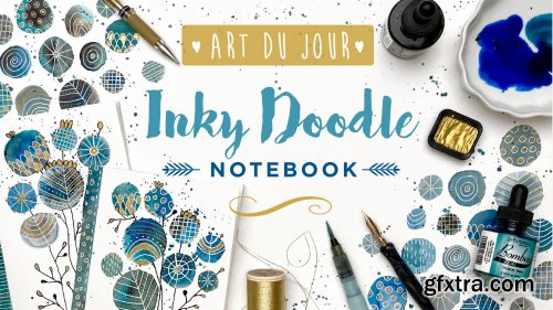 Art du Jour: Inky Doodle Notebook