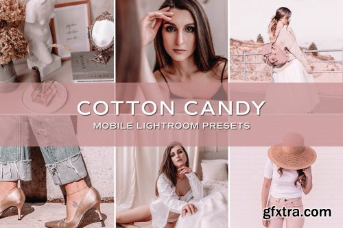 CreativeMarket - 5 Cotton Candy Pink Lightroom Preset 5701534