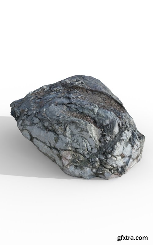 Natural Mountain Rock Premium 3D Model