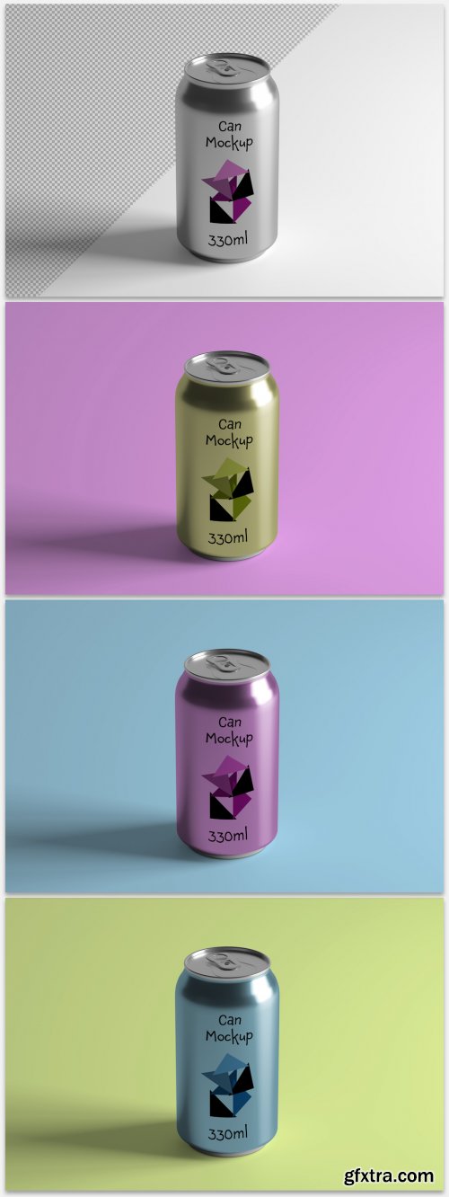 Mockup of a Metal Can 398317518