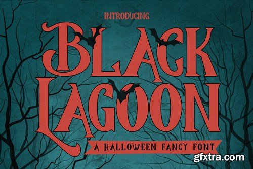 BlackLagoon - Halloween Fancy Font