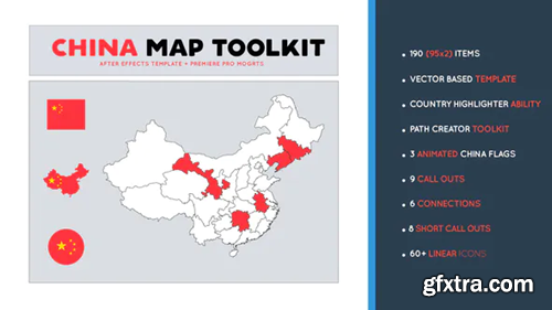 Videohive China Map Toolkit 29533633