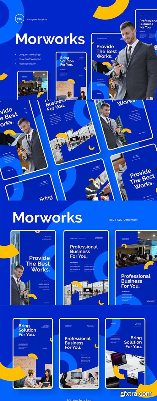 Morworks - Business Instagram Stories Template