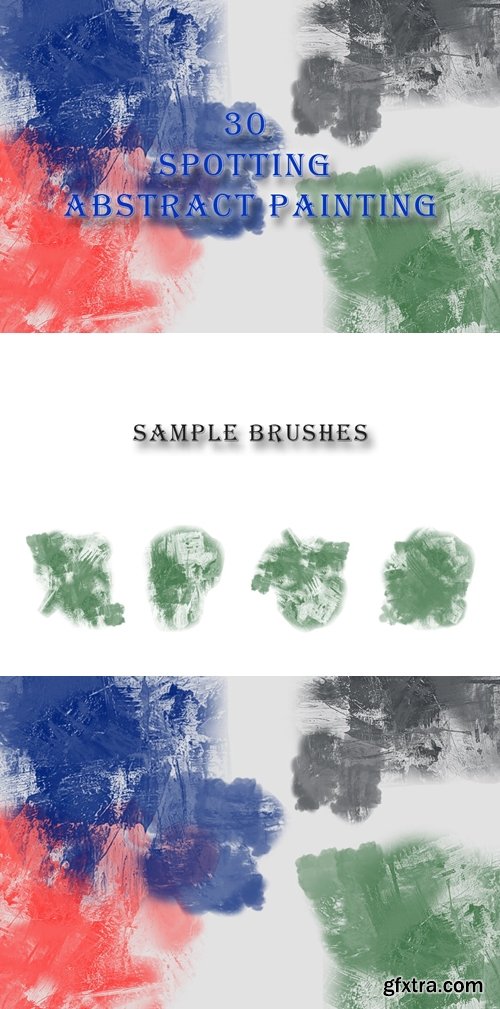 30 Spotting Abstract Painting Brushes