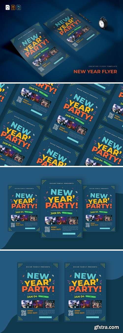 New Year Family Party | Flyer