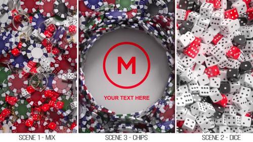 MotionArray - Casino Gambling Logo Pack 3 In 1 - 892640