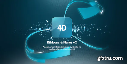Videohive Ribbons & Flares Logo Reveal v2 5771166