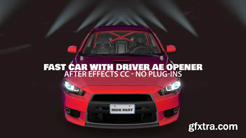 Videohive Fast Car with Driver Opener 23757091