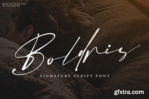 Bolderis Signature Font