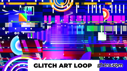 Videohive Glitch Art Loop 29885830