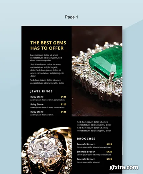 Premium Jewelry Catalog Template