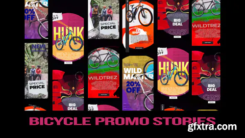 Videohive Bicycle promo stories instagram 29997856