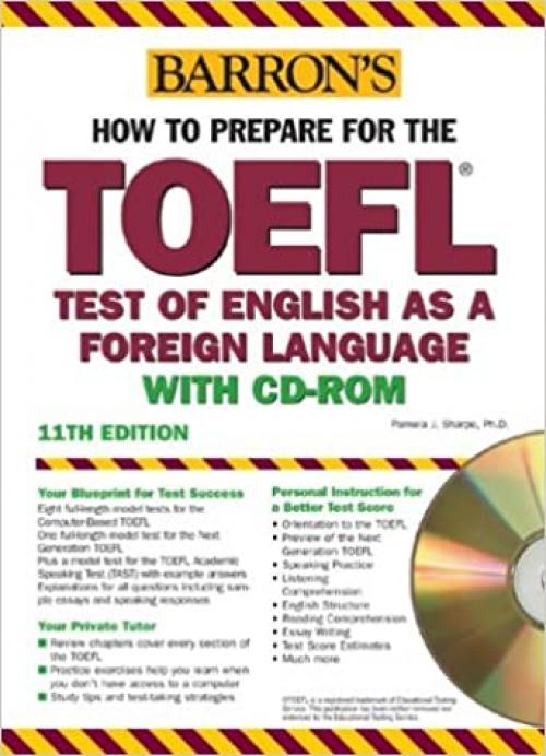 Barron's How to Prepare for the TOEFL with CD-ROM, 11th Edition