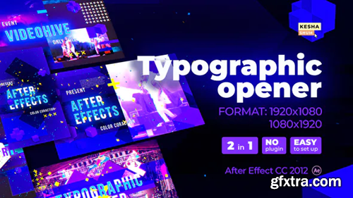 Videohive Typographic opener 28002492