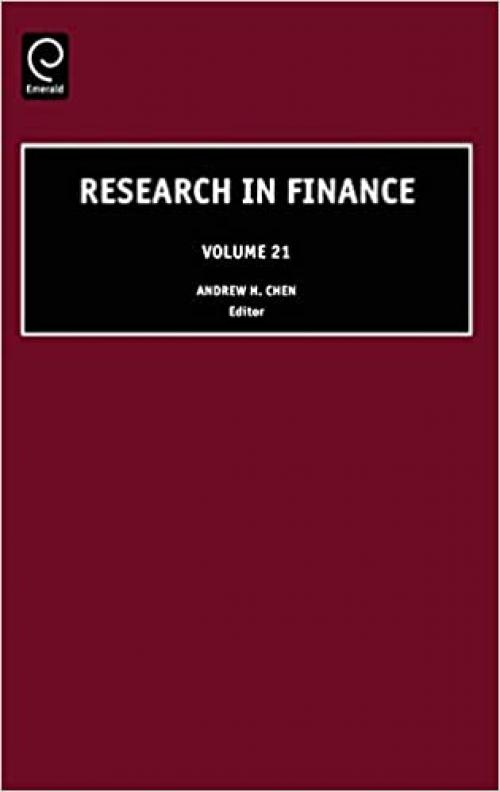 Research in Finance, Volume 21 (Research in Finance)