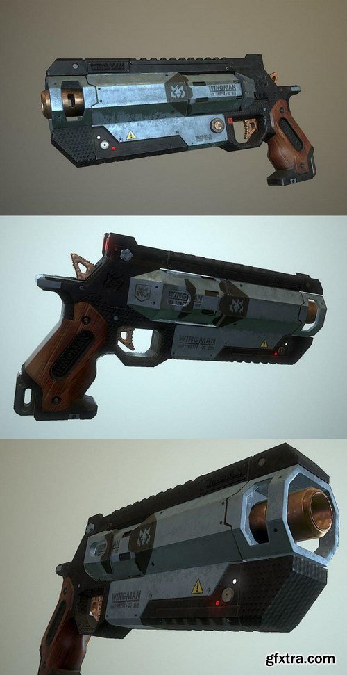 Apex Wingman Revolver 3D Model