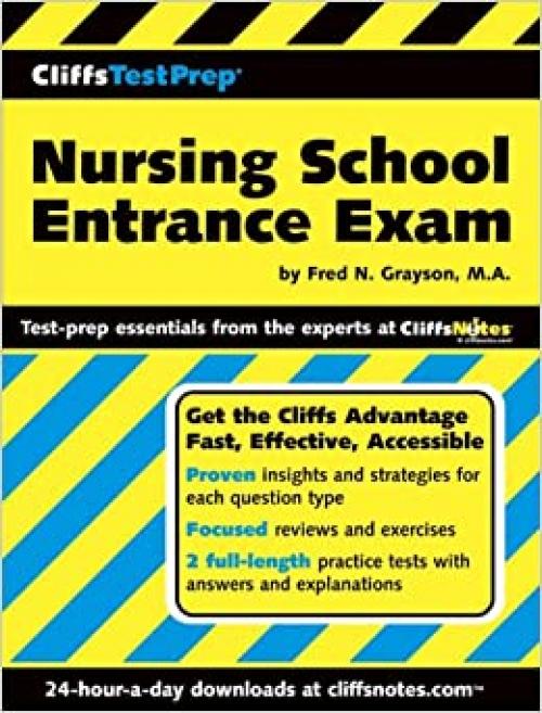 CliffsTestPrep Nursing School Entrance Exam