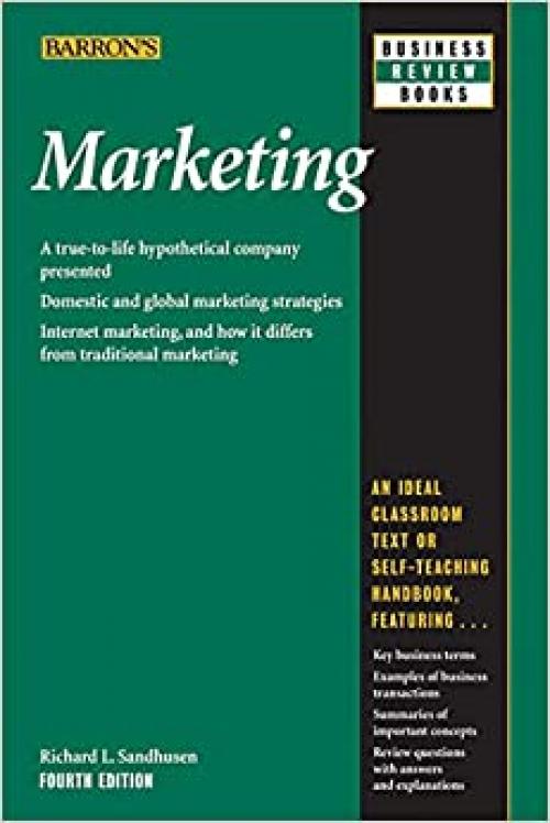 Marketing (Barron's Business Review Series)
