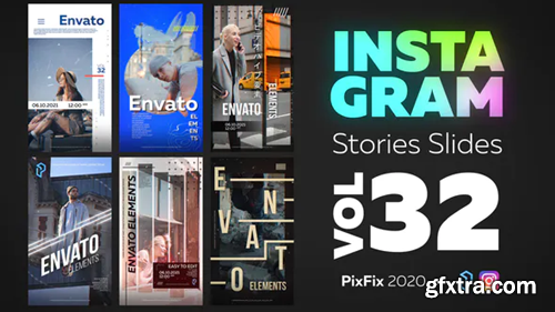 Videohive Instagram Stories Slides Vol. 32 30118312