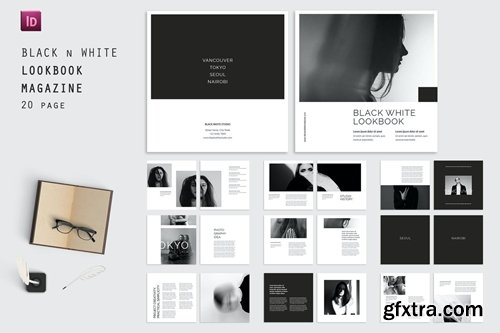 Square Black and White Lookbook