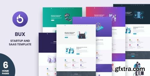 ThemeForest - Bux v1.0 - Startup and SaaS Template - 23215195