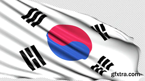 Videohive South Korea Flag 15399244