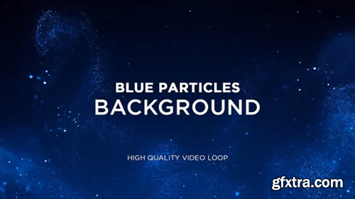 Videohive Blue Particles Background 29751433