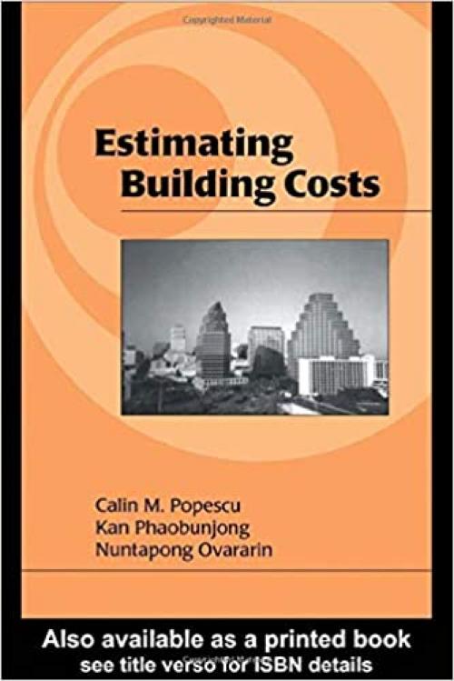 Estimating Building Costs (Civil and Environmental Engineering)