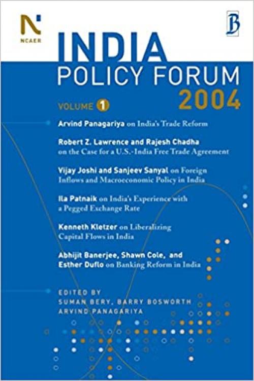 The India Policy Forum 2004: Volume 1