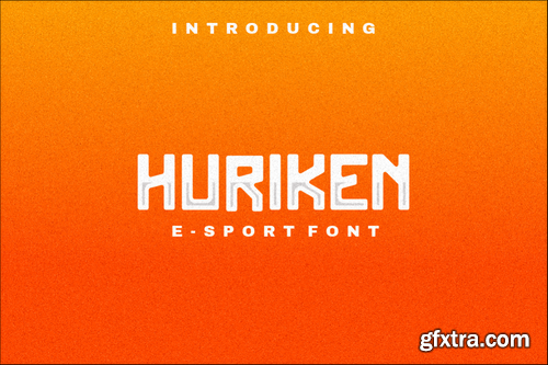 Huriken E-Sport Font